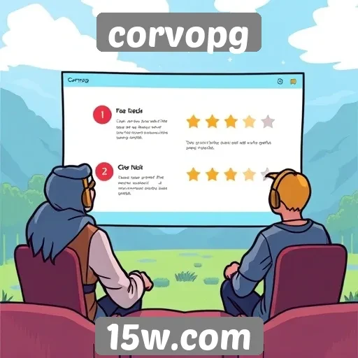 Opiniões de usuários sobre a interface do Corvopg